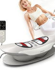 Zenopax Electric Lumbar Traction Device, Multifunctional Back Traction Device with Dynamic Traction, Left-Right Swing, 8-Level Electrotherapy, Vibration Massage, 3-Level Hot Compress, Relieve Lower Back & Sciatica Pain
