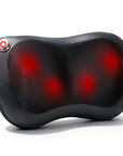 Zenopax Shiatsu Back and Neck Massager with Heat,  3D Deep Tissue Kneading, Cordless Rechargeable Electric Massage Pillow for Muscle Pain Relief, Use at Home, Car, Office, Gifts for Men Women